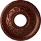 Ekena Millwork Palmetto Ceiling Medallion (Fits Canopies up to 4 7/8"), 12 1/8"OD x 3 1/2"ID x 1"P, Antique Copper CM12PMACS - alternate 1